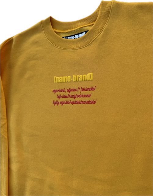 3D Logo Crew Neck Sweatshirt