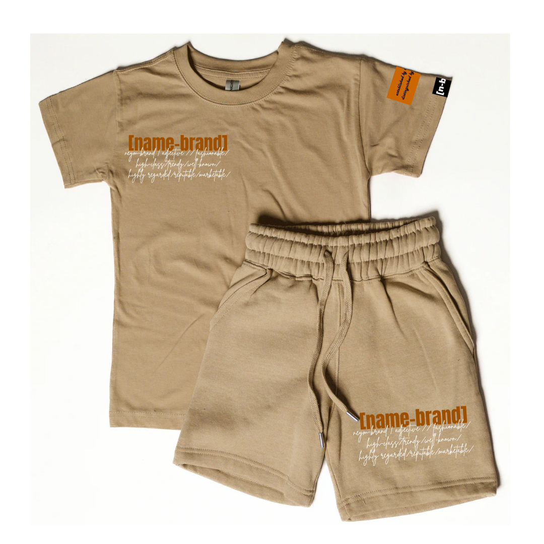 Big Kids [name-brand] Sand Short Set